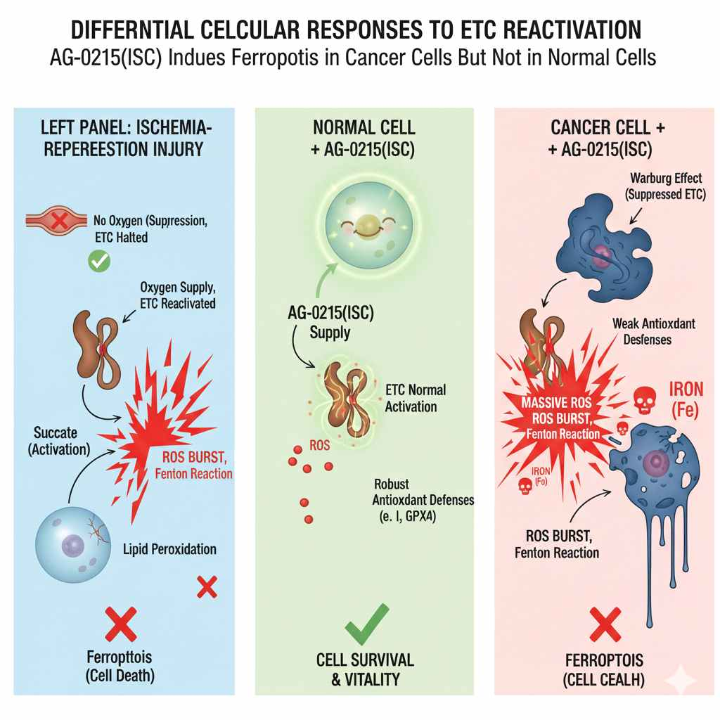 Differential Cellular Responses to ETC Reactivation